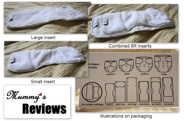 Rumparooz One Size Cloth Diaper (6R inserts)
