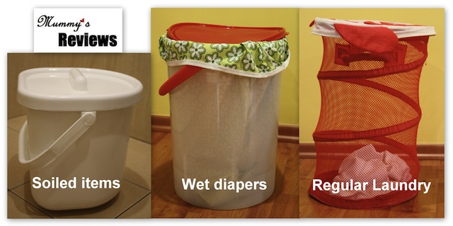 Baby's Laundry (1 Wet Pail, 1 Dry Pail & 1 Laundry Basket)