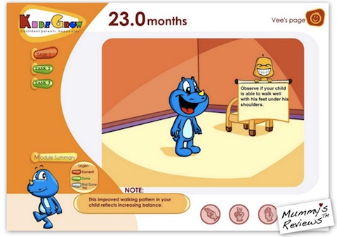 KidzGrow Online Screenshot - Task Animation