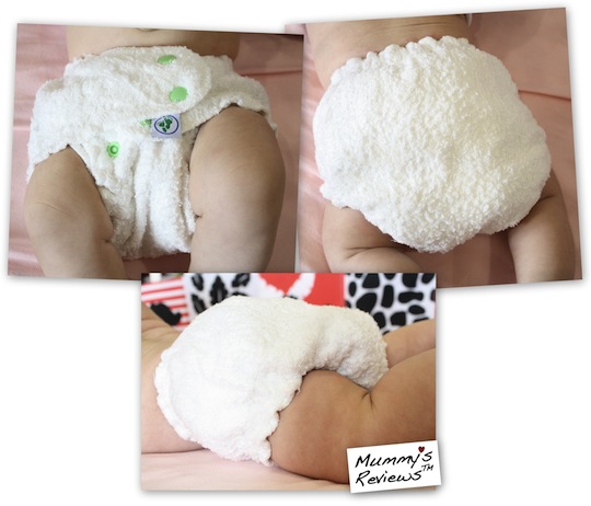 Bumboo Fitted Cloth Diaper baby different views