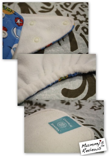 Charlie Banana One Size Cloth Diaper close-up