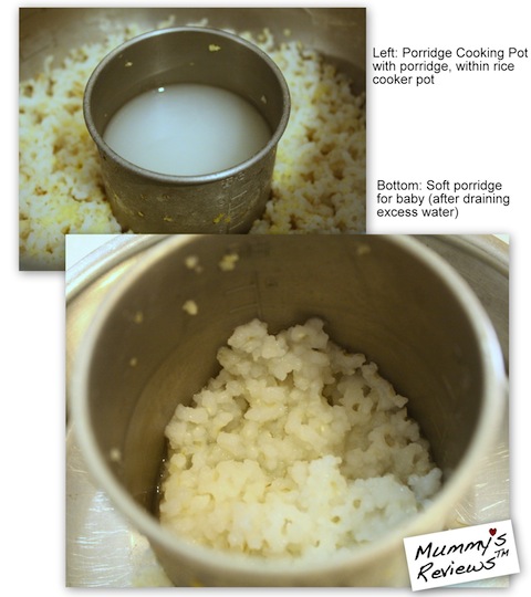 cooking rice for baby