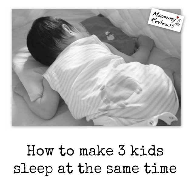 How to make 3 kids sleep at the same time